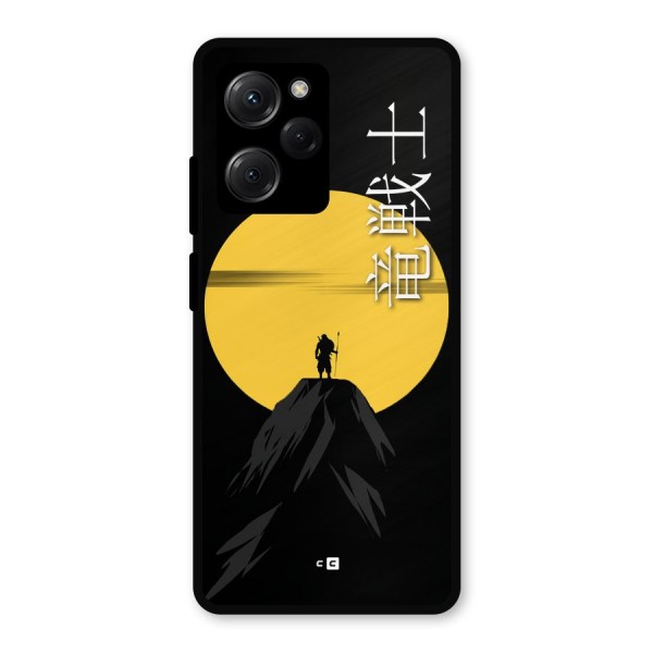 Night Warrior Metal Back Case for Poco X5 Pro