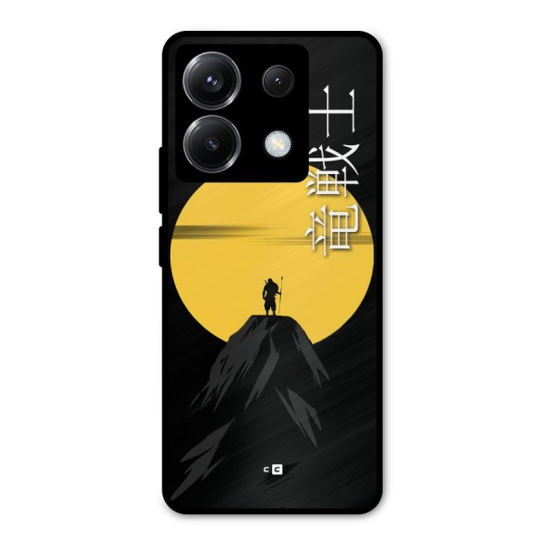 Night Warrior Metal Back Case for Poco X6