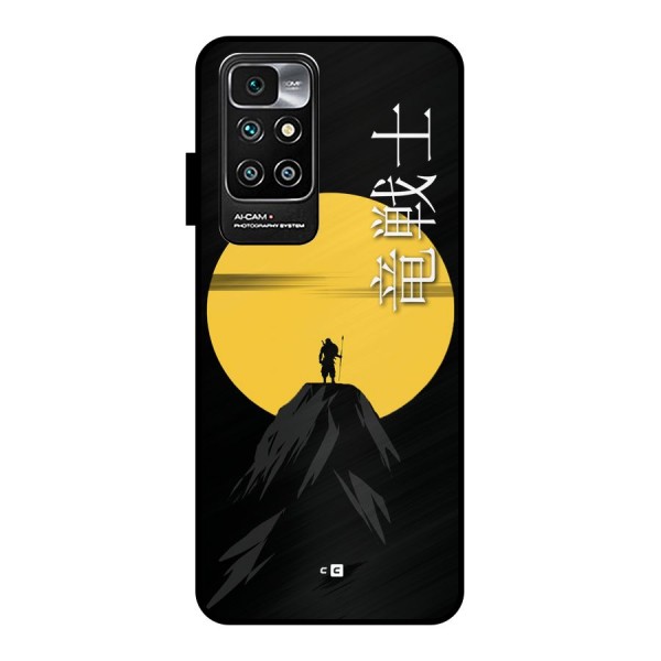 Night Warrior Metal Back Case for Redmi 10 Prime