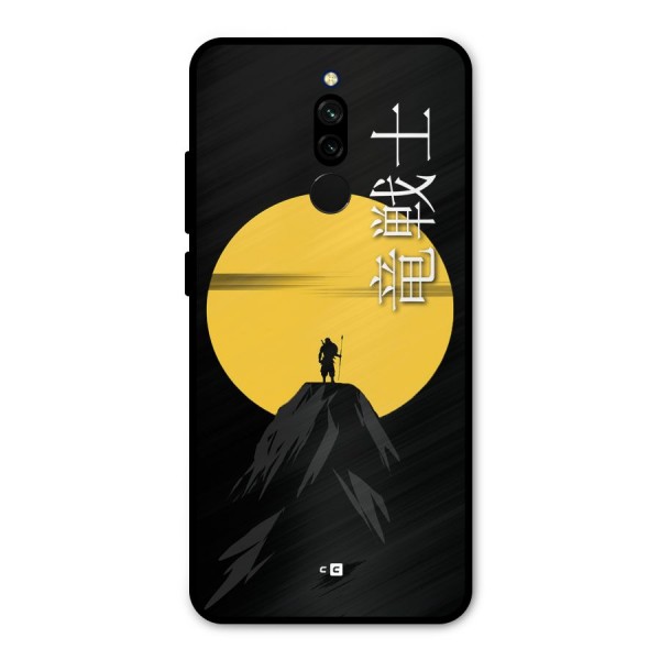 Night Warrior Metal Back Case for Redmi 8