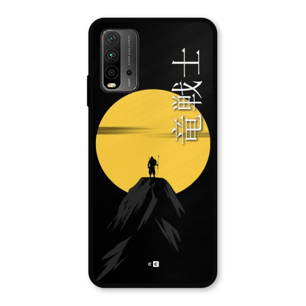 Night Warrior Metal Back Case for Redmi 9 Power