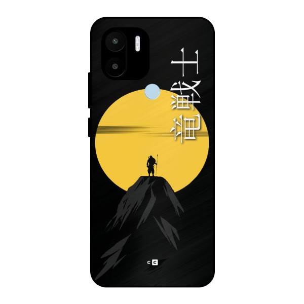 Night Warrior Metal Back Case for Redmi A2 Plus