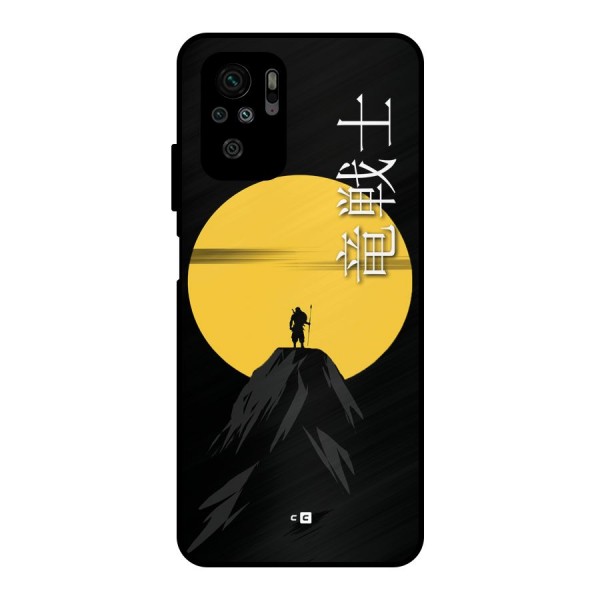 Night Warrior Metal Back Case for Redmi Note 10