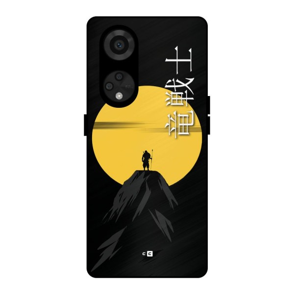 Night Warrior Metal Back Case for Reno8 T 5G
