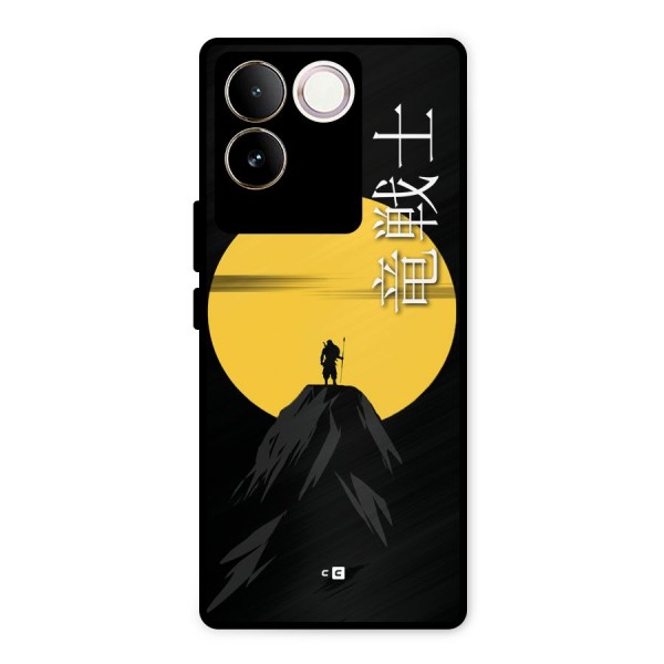 Night Warrior Metal Back Case for Vivo T2 Pro