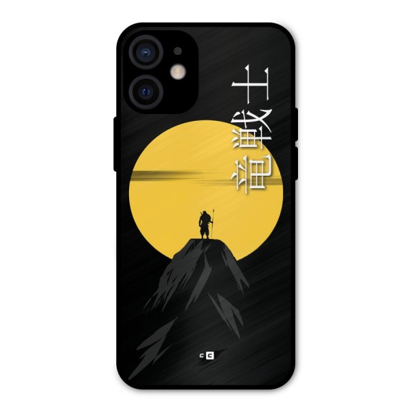 Night Warrior Metal Back Case for iPhone 12 Mini