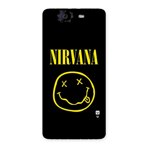 Nirvana Smiley Back Case for Canvas Knight A350