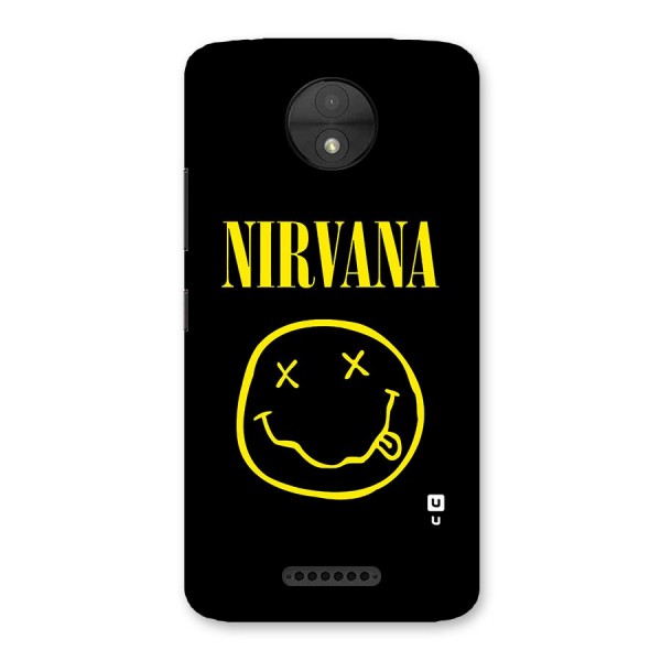 Nirvana Smiley Back Case for Moto C
