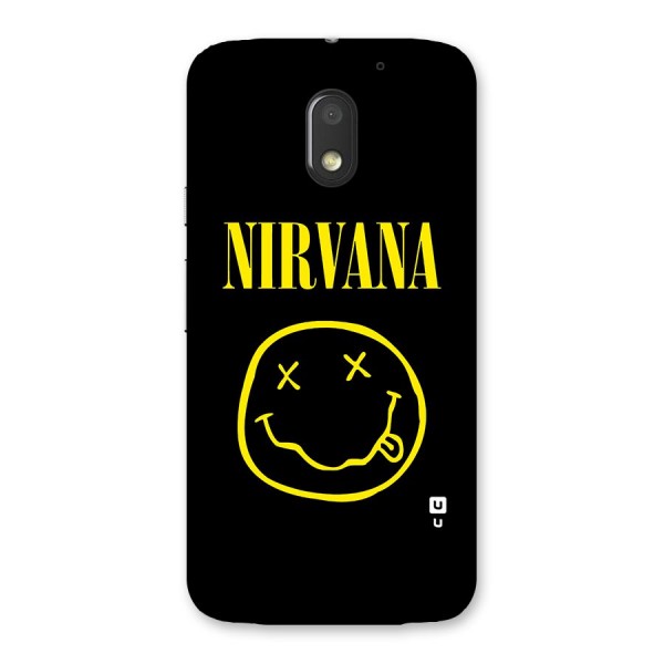 Nirvana Smiley Back Case for Moto E3 Power