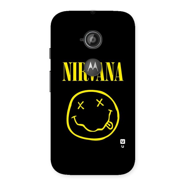 Nirvana Smiley Back Case for Moto E 2nd Gen