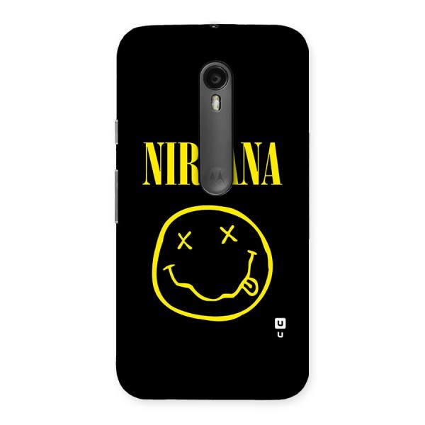 Nirvana Smiley Back Case for Moto G3