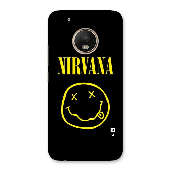 Nirvana Smiley Back Case for Moto G5 Plus