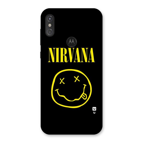 Nirvana Smiley Back Case for Motorola One Power