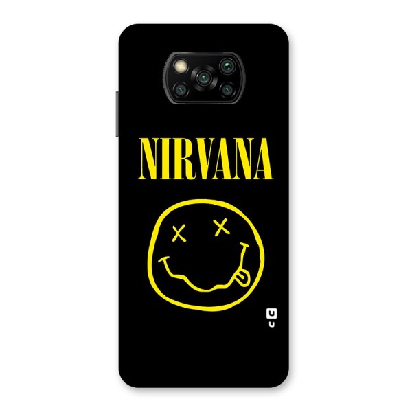 Nirvana Smiley Back Case for Poco X3