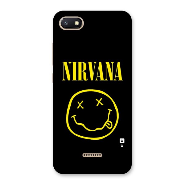 Nirvana Smiley Back Case for Redmi 6A