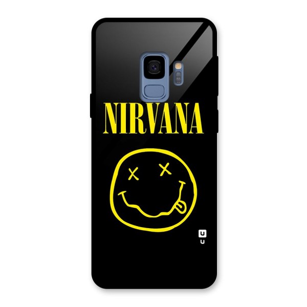 Nirvana Smiley Glass Back Case for Galaxy S9