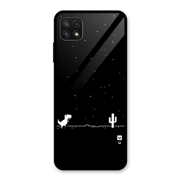 No Connection Night Glass Back Case for Galaxy A22 5G