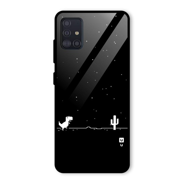 No Connection Night Glass Back Case for Galaxy A51