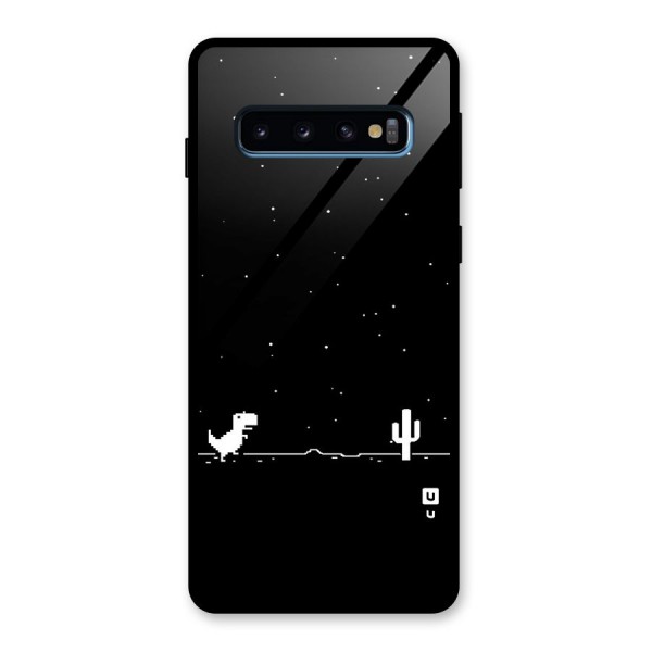 No Connection Night Glass Back Case for Galaxy S10