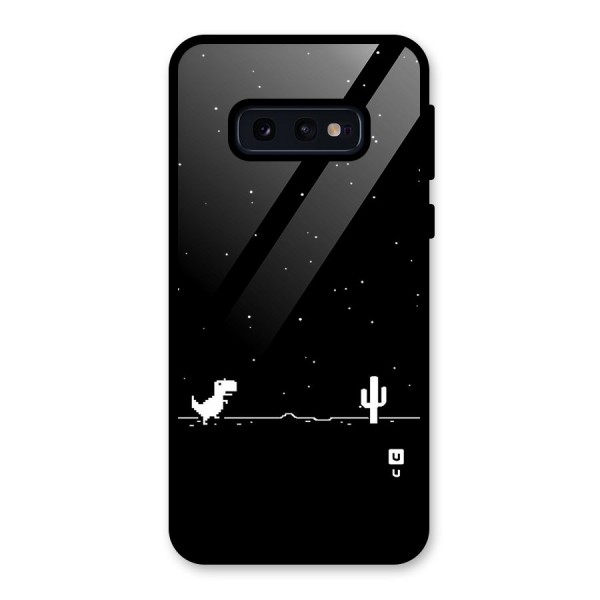 No Connection Night Glass Back Case for Galaxy S10e