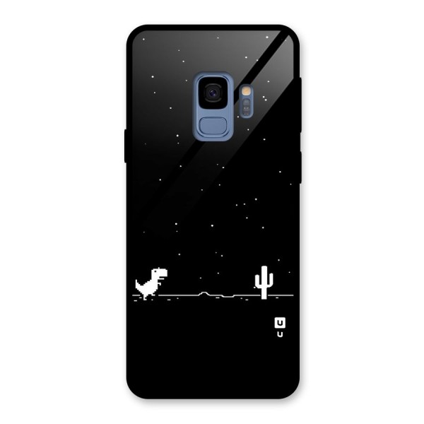 No Connection Night Glass Back Case for Galaxy S9