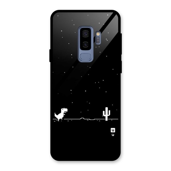 No Connection Night Glass Back Case for Galaxy S9 Plus