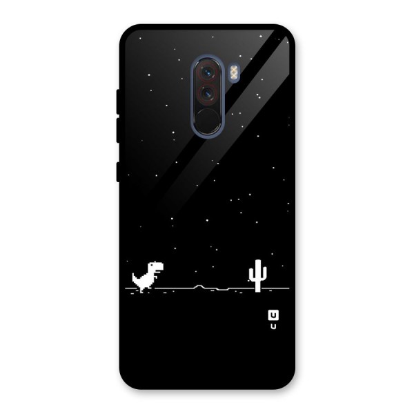 No Connection Night Glass Back Case for Poco F1