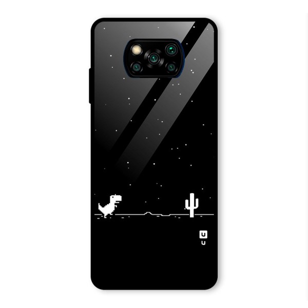 No Connection Night Glass Back Case for Poco X3 Pro