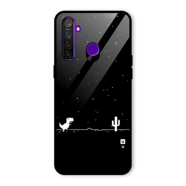 No Connection Night Glass Back Case for Realme 5 Pro