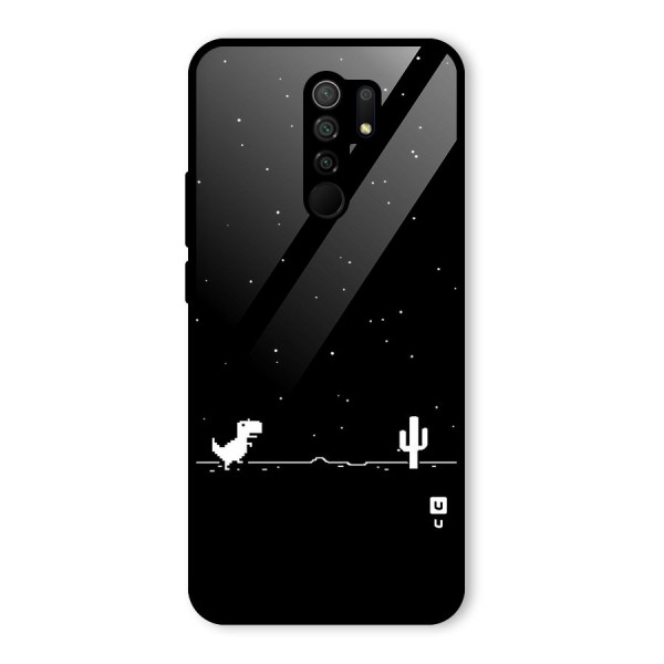 No Connection Night Glass Back Case for Redmi 9 Prime