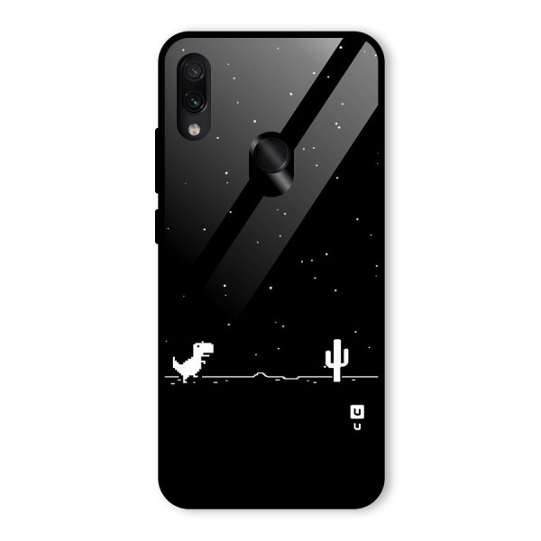 No Connection Night Glass Back Case for Redmi Note 7