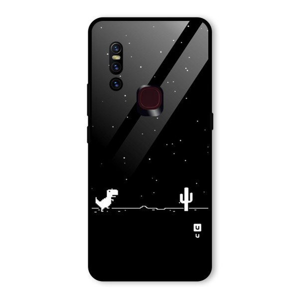 No Connection Night Glass Back Case for Vivo V15