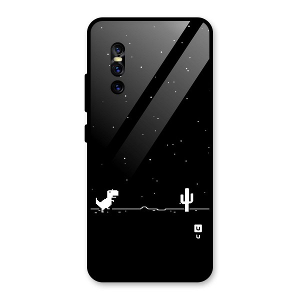 No Connection Night Glass Back Case for Vivo V15 Pro