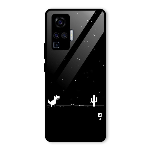 No Connection Night Glass Back Case for Vivo X50 Pro