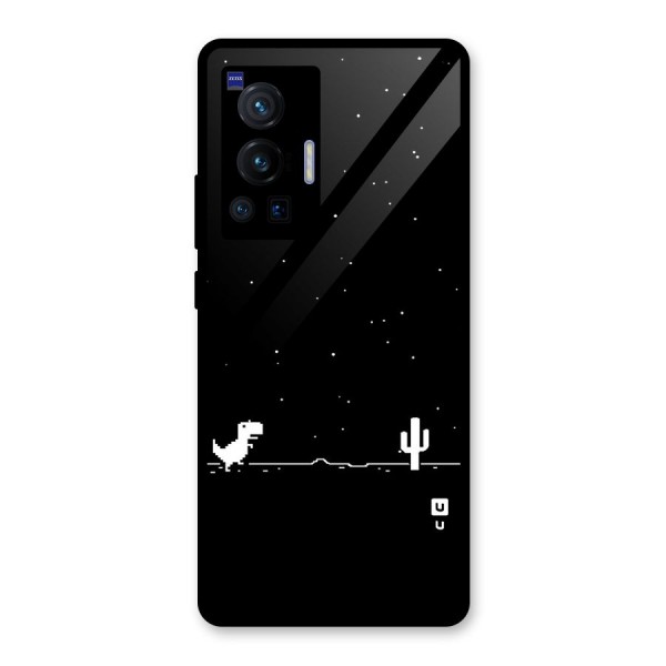 No Connection Night Glass Back Case for Vivo X70 Pro