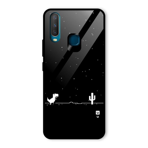 No Connection Night Glass Back Case for Vivo Y12