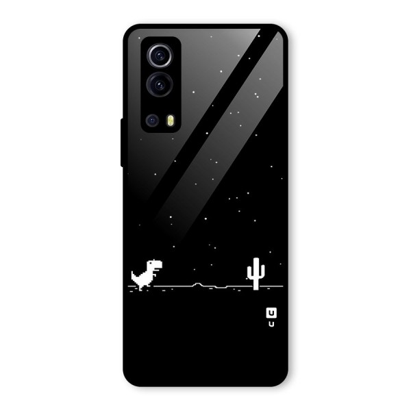 No Connection Night Glass Back Case for Vivo iQOO Z3