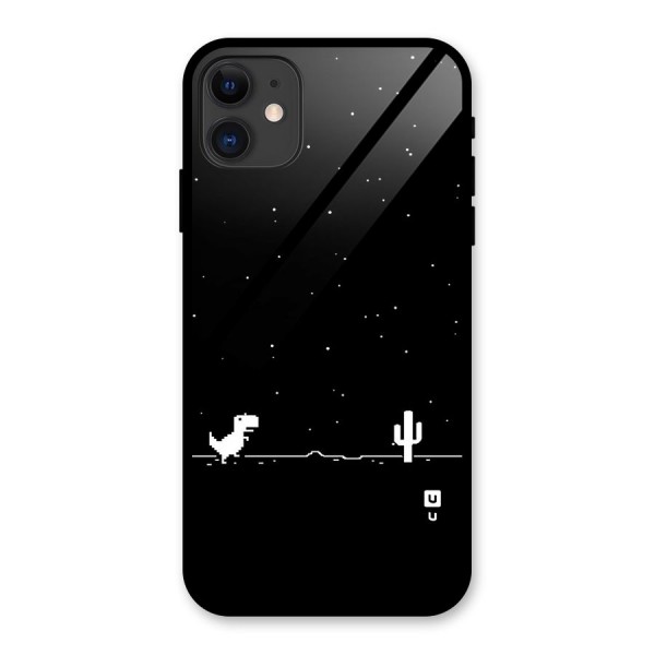 No Connection Night Glass Back Case for iPhone 11