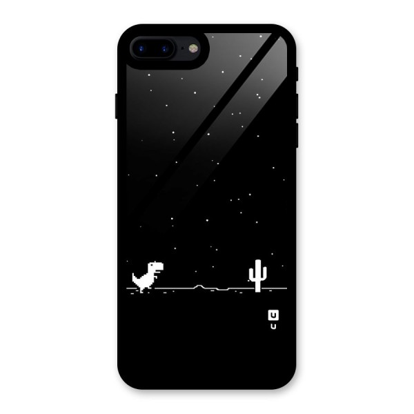 No Connection Night Glass Back Case for iPhone 8 Plus