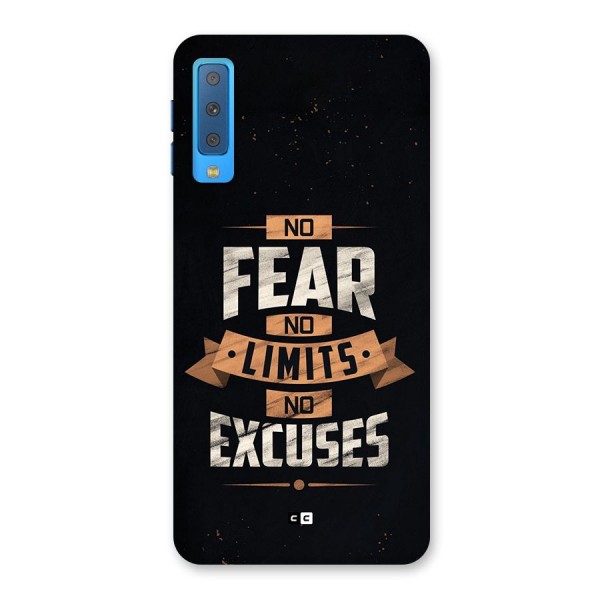 No Excuse Back Case for Galaxy A7 (2018)