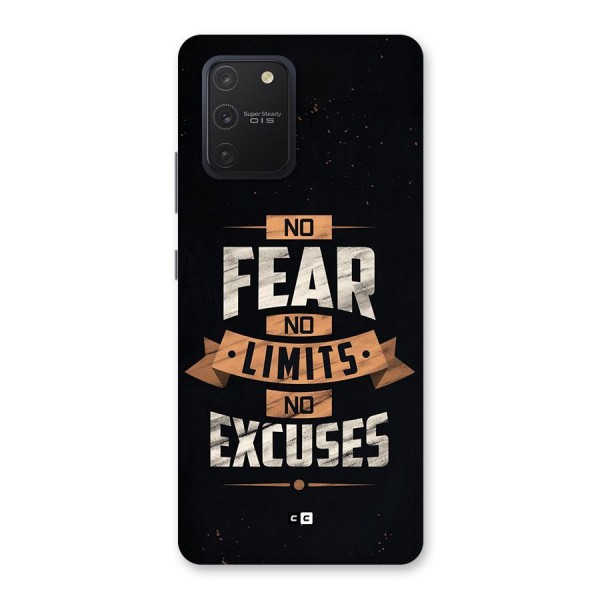 No Excuse Back Case for Galaxy S10 Lite