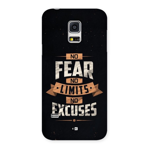 No Excuse Back Case for Galaxy S5 Mini