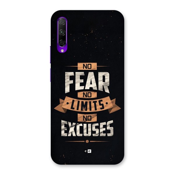 No Excuse Back Case for Honor 9X Pro