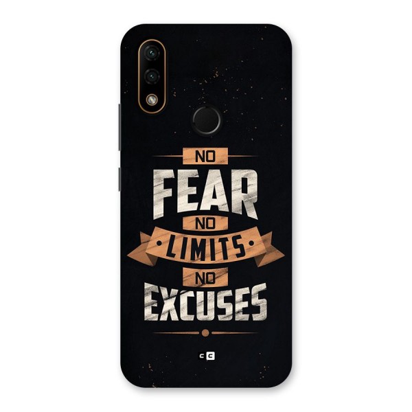 No Excuse Back Case for Lenovo A6 Note