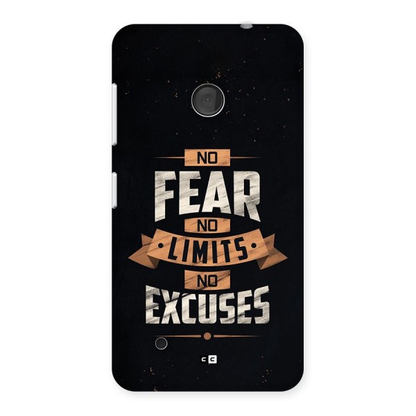 No Excuse Back Case for Lumia 530