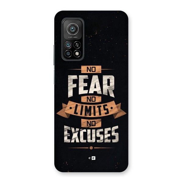 No Excuse Back Case for Mi 10T 5G