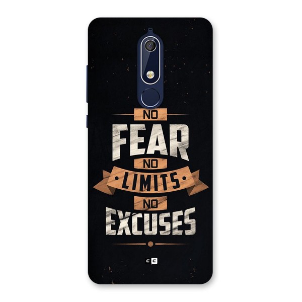 No Excuse Back Case for Nokia 5.1