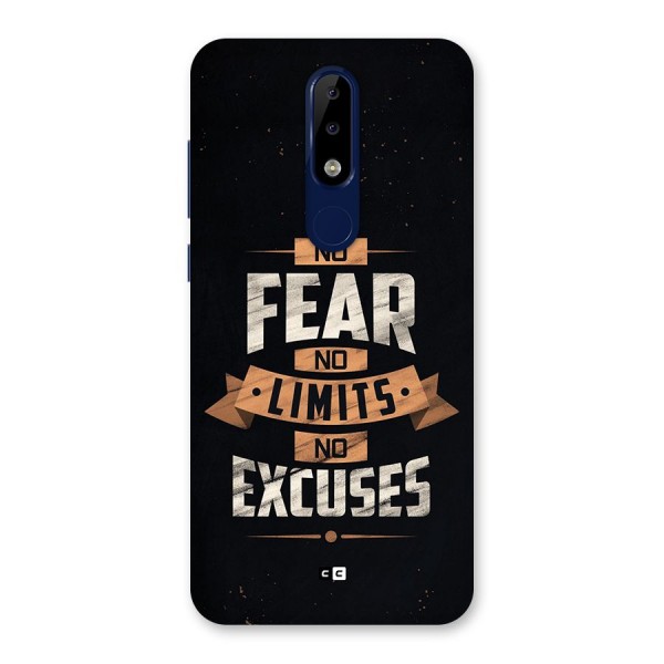 No Excuse Back Case for Nokia 5.1 Plus