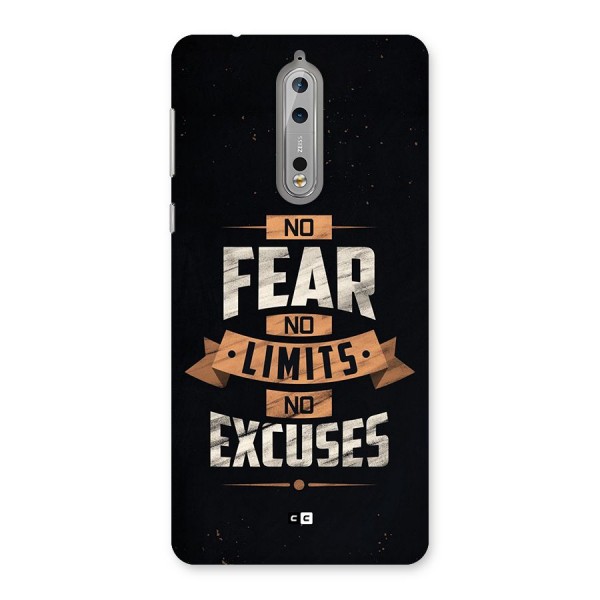 No Excuse Back Case for Nokia 8