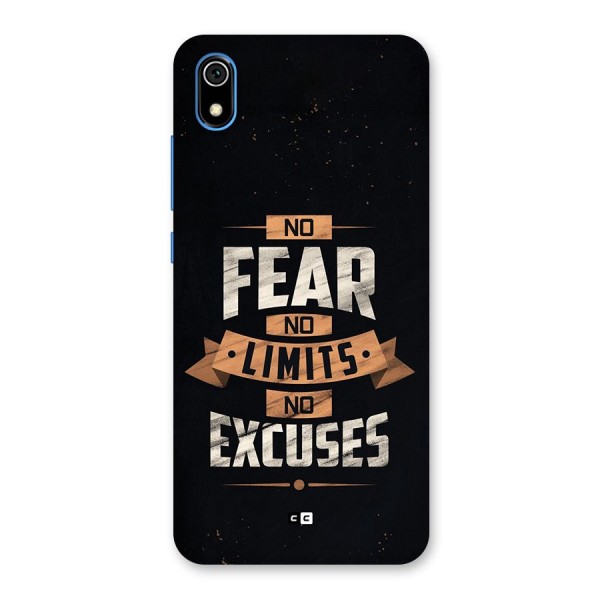 No Excuse Back Case for Redmi 7A